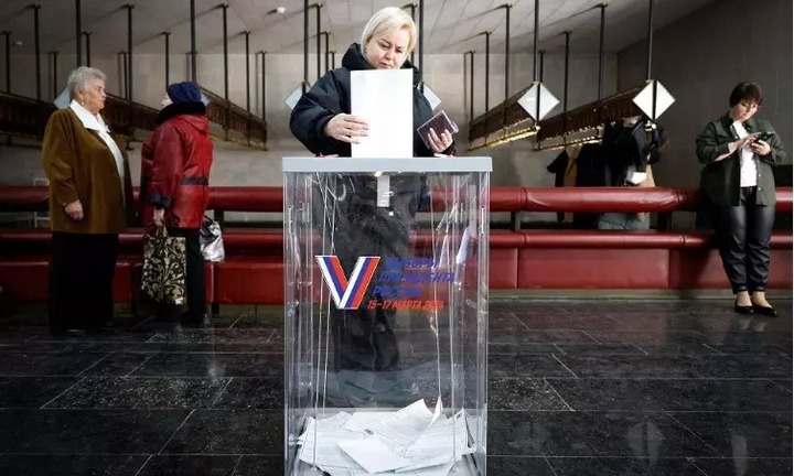 Bầu cử Tổng thống Nga 2024: Số cử tri đã đi bỏ phiếu đạt hơn 58%