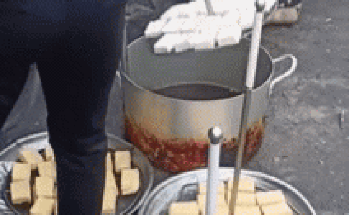 Clip bày cách rán đậu