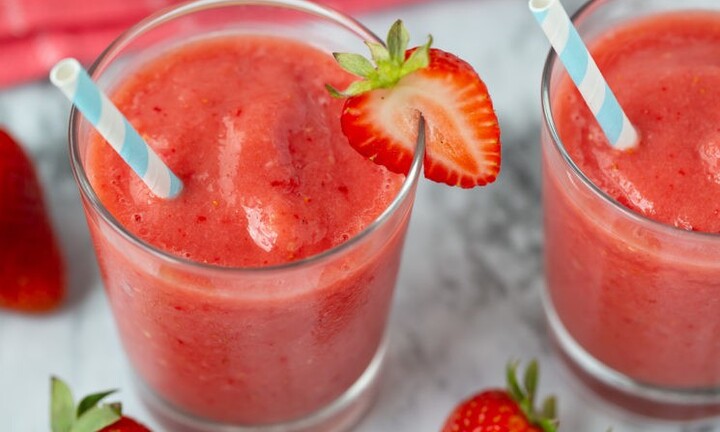 Khỏe dáng đẹp da cùng sinh tố dưa hấu dâu tây 