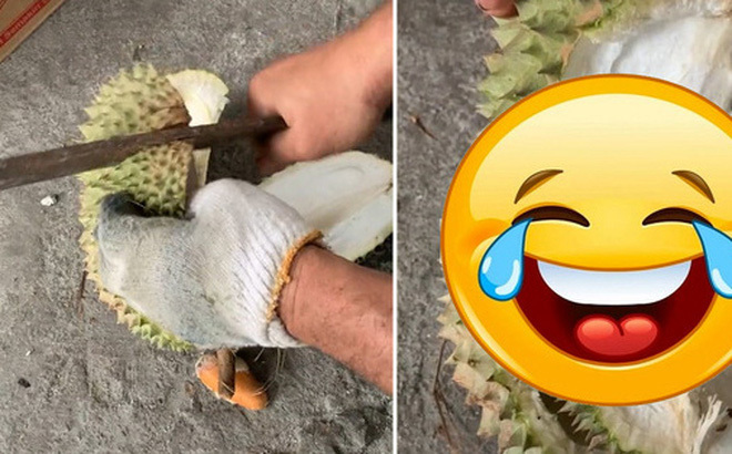 Hào hứng khui trái sầu riêng, thanh niên chết lặng khi thấy 1 khe được hẳn 3 múi sầu 