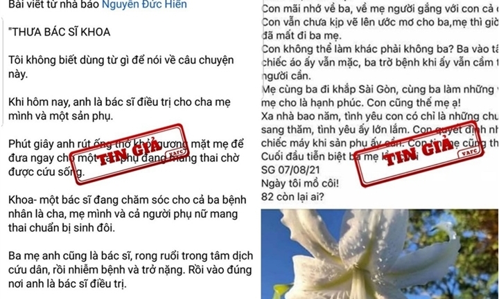 TP.HCM xử phạt 2 chủ tài khoản facebook đăng thông tin sai sự thật vụ 