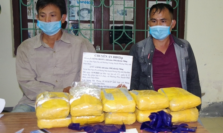 Điện Biên: Bắt giữ 2 đối tượng vận chuyển trái phép 60.000 viên ma túy tổng hợp