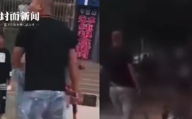 Biết tin con gái xô xát với bạn ở trường, ông bố hùng hổ vác gậy bóng chày