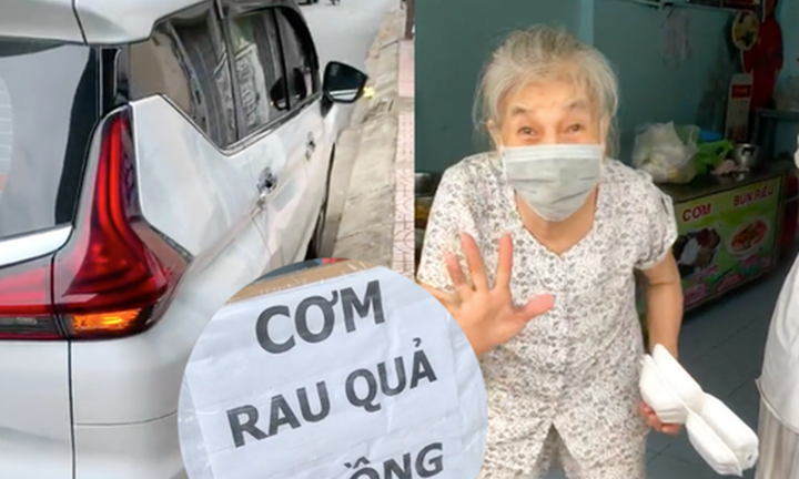 Thanh niên đi ô tô tới xin cơm từ thiện 0 đồng, pha