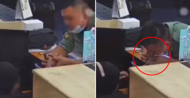 Bị khách hàng giở trò đồi bại, cô gái bình tĩnh nói một câu khiến gã biến thái