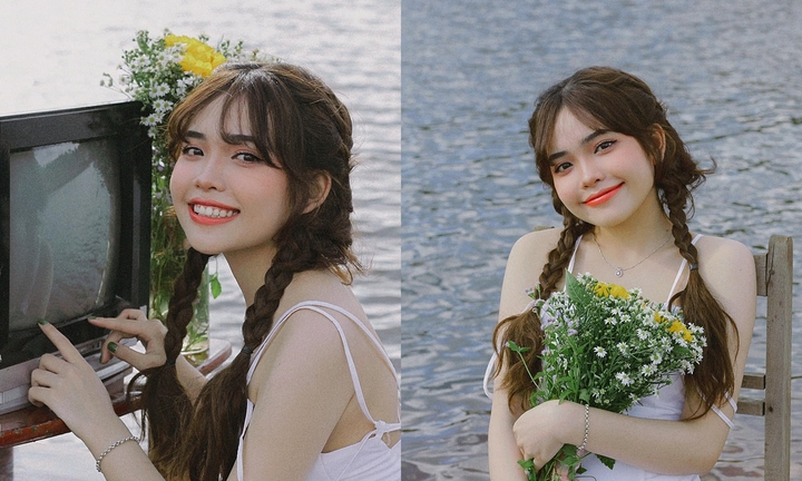 Nữ sinh Đại học Văn Hiến sở hữu nhan sắc ngọt ngào khiến cộng đồng mạng xao xuyến