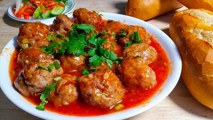 Cách làm xíu mại sốt cà chua mềm ngon, đậm đà chuẩn vị