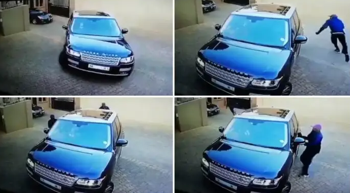 Hai tên cướp định tấn công tài xế ô tô, nhìn thấy vật này liền bỏ chạy chục mạng