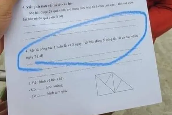 Bài toán tiểu học khiến cộng đồng mạng tranh cãi dữ dội vì quá vô lý