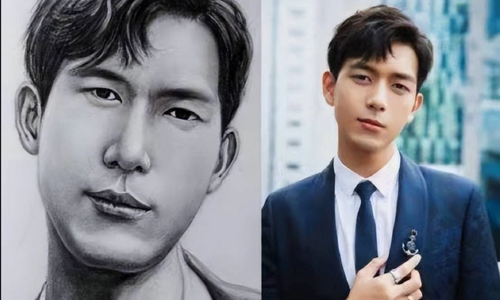 Bài thi vẽ chân dung người nổi tiếng