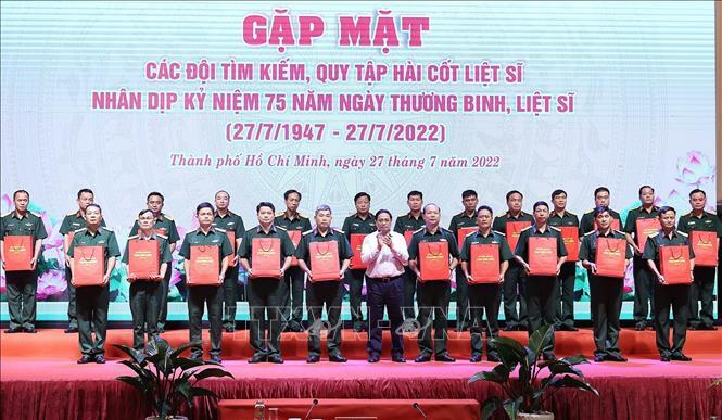 Thủ tướng: Tìm kiếm, quy tập hài cốt liệt sỹ không chỉ là trách nhiệm mà còn là mệnh lệnh từ trái tim