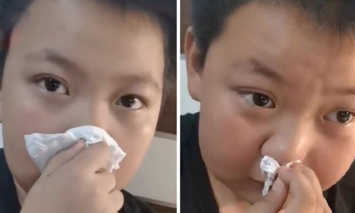 Bé trai nói bị dị ứng với mùi bài tập về nhà khiến cộng đồng mạng bật cười