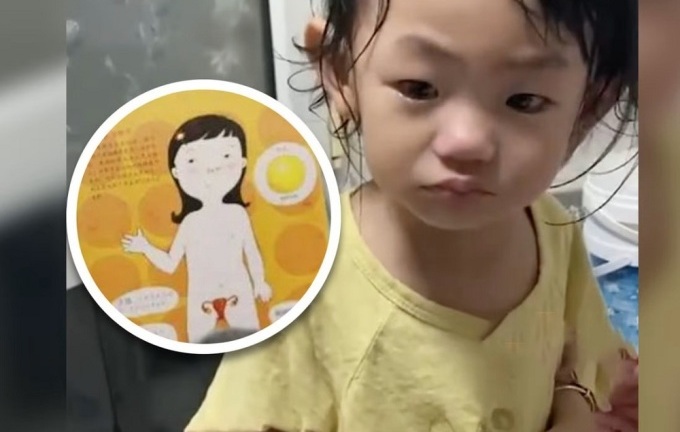 Bé gái 2 tuổi mắng bố là 