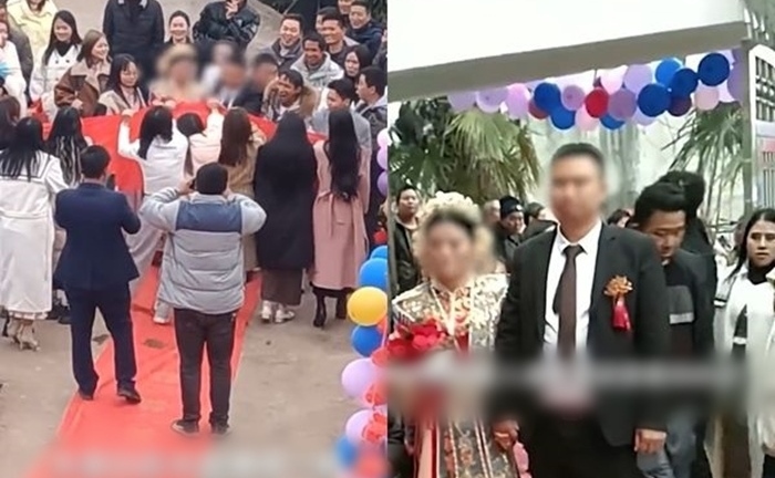 Chú rể bị dàn bạn gái cũ trả đũa trong đám cưới vì từng 