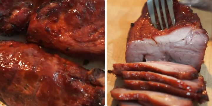 Thịt kho hay luộc mãi cũng chán, đem làm xá xíu thế này nhìn chỉ muốn thưởng thức ngay