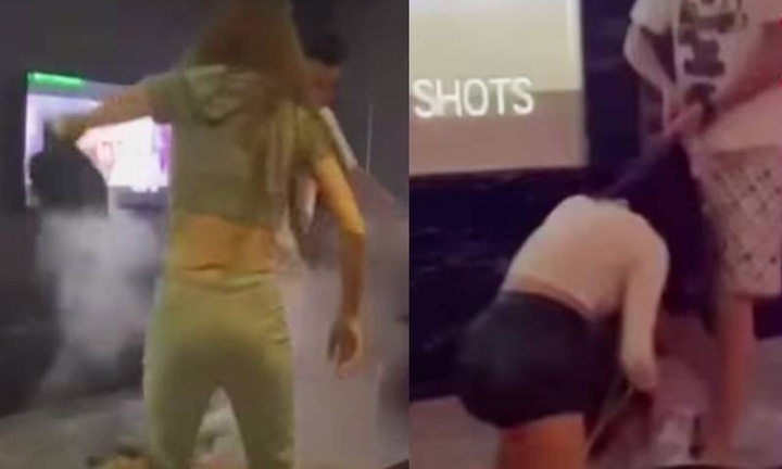 Cô gái bị dội thẳng nồi nước lẩu đang sôi vào người ngay giữa quán karaoke