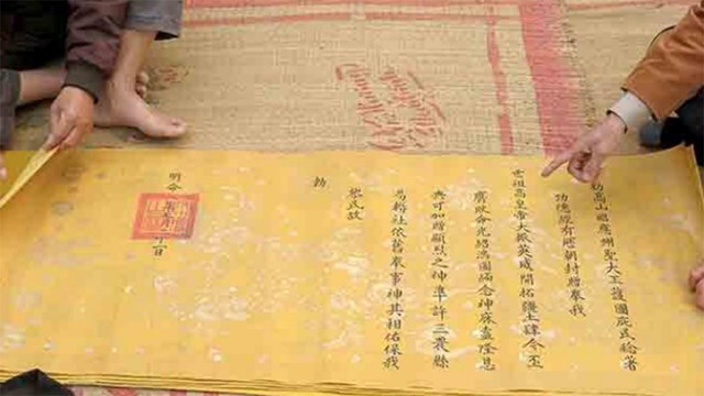  Nhiều sắc phong quý ở Phú Thọ bị mất được rao bán trên mạng xã hội