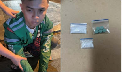 Bắt giữ nam thanh niên mặc áo Grab đi giao ma tuý cho khách nhằm kiếm lời