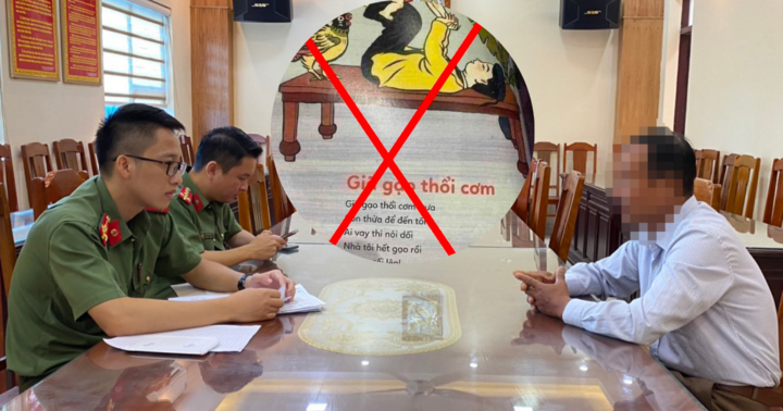 Chia sẻ sai sự thật về sách giáo khoa, người đàn ông ở Thanh Hóa bị xử phạt