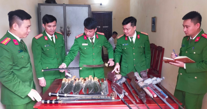 Thanh Hóa thu được hàng nghìn khẩu súng, vũ khí từ việc 