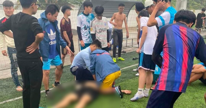 Đang đá bóng, nam sinh lớp 10 bất ngờ ngã gục, đột tử ngay tại sân