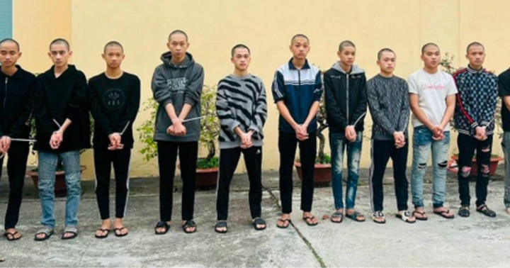 Bắt nhóm thanh thiếu niên phóng xe từ Thái Nguyên sang Hà Nội chém người
