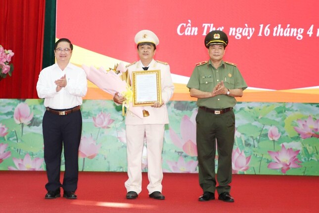 Bổ nhiệm Thượng tá Lê Đức Bảy giữ chức Phó Giám đốc Công an TP Cần Thơ