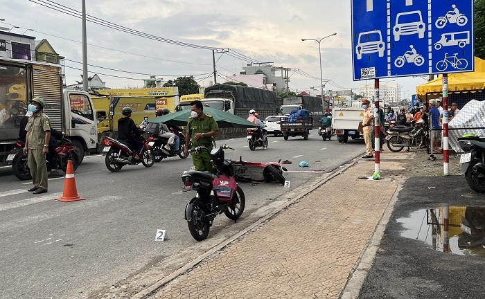 Tai nạn giao thông ở TP.HCM: Nam HLV thể hình bị xe đầu kéo cán tử vong