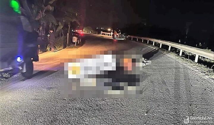Người đàn ông tử vong trên đường, nghi bị xe tải cán qua