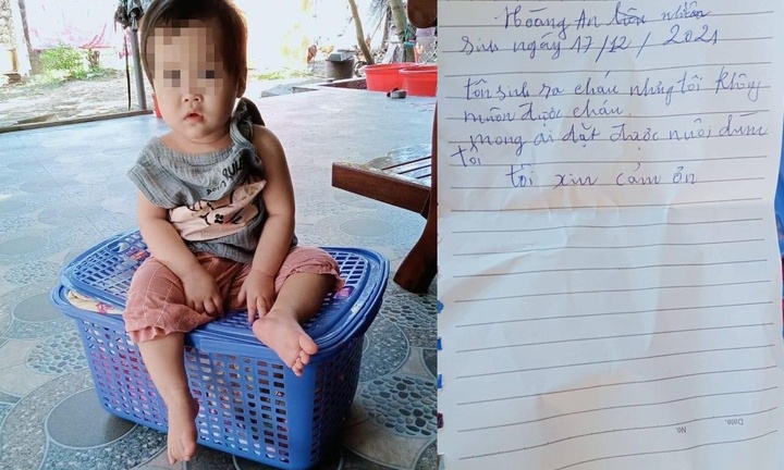 Vụ bé gái gần 1 tuổi bị bỏ rơi bên đường: Người mẹ để lại lời nhắn gì?