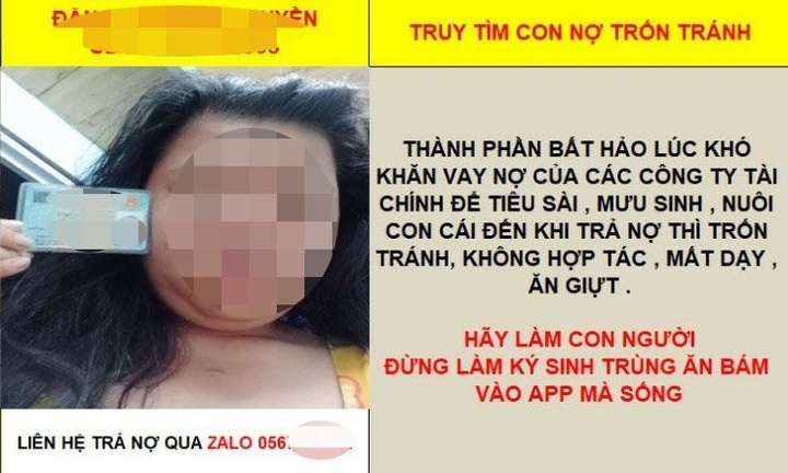 Vay tiền qua ứng dụng, nữ sinh viên ở TP.HCM bị đe dọa, ghép ảnh trên bàn thờ