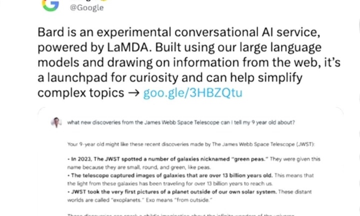 Tin tức công nghệ mới nóng nhất hôm nay 10/2: Chatbot AI gặp lỗi ngay ngày ra mắt, Google thiệt hại hơn 100 tỷ USD