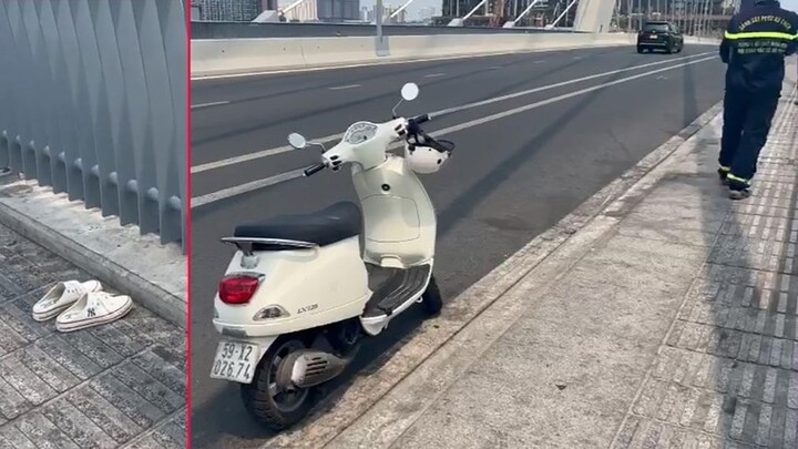 Tìm kiếm cô gái bỏ lại xe máy trên cầu, nghi nhảy cầu Thủ Thiêm 2