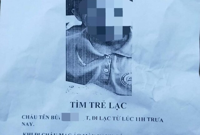 Tìm thấy thi thể cháu bé 8 tuổi đi lạc ở hồ Khe Mây