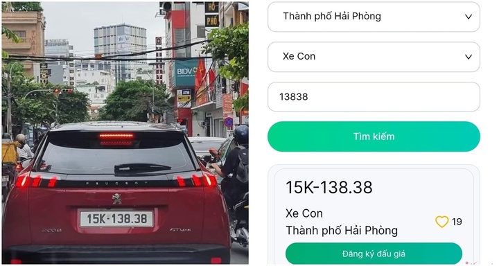 Biển số ô tô chờ đấu giá lưu thông trên đường phố, Công an Hải Phòng nói gì?