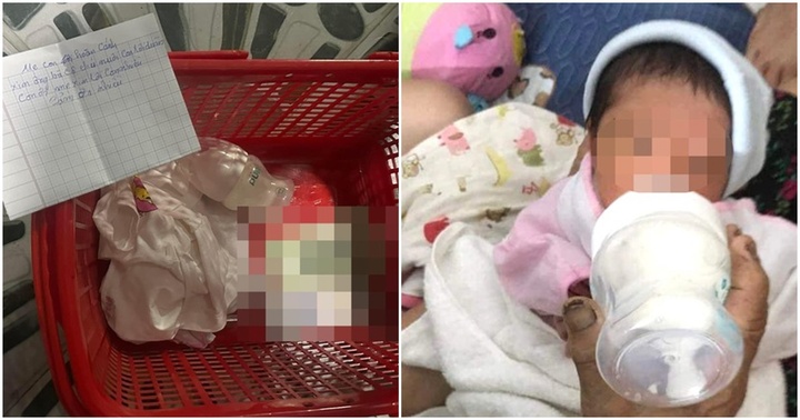 Nhói lòng mảnh giấy cạnh bé gái sơ sinh bị bỏ rơi: 