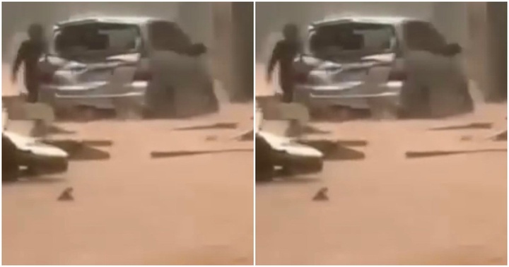 Mưa lớn, tường rào đổ sập khiến một nữ sinh bị thương, hàng trăm em mắc kẹt chưa thể về nhà