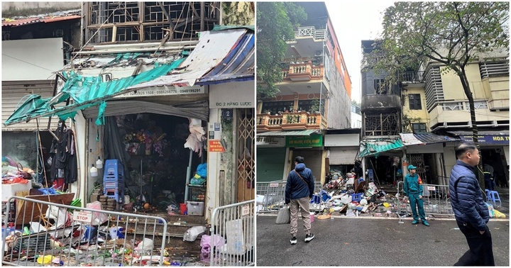 Hiện trường vụ cháy nhà ở phố cổ Hà Nội, 4 người tử vong