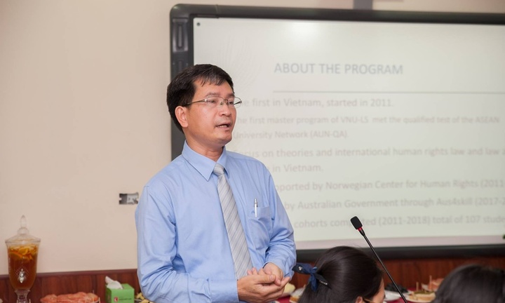 Tân Giáo sư duy nhất của ngành Luật năm 2023 có bảng thành tích