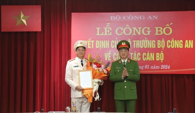 Giám đốc Công an tỉnh Nam Định giữ chức Chánh Văn phòng Cơ quan CSĐT Bộ Công an