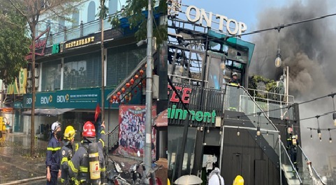 Công an Hà Nội thông tin vụ khống chế đám cháy tòa nhà cao tầng ở Ô Chợ Dừa
