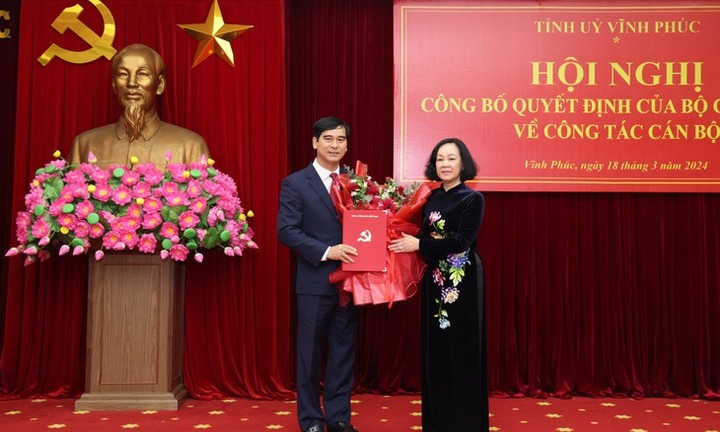 Chân dung tân Bí thư Tỉnh ủy Vĩnh Phúc vừa được điều động