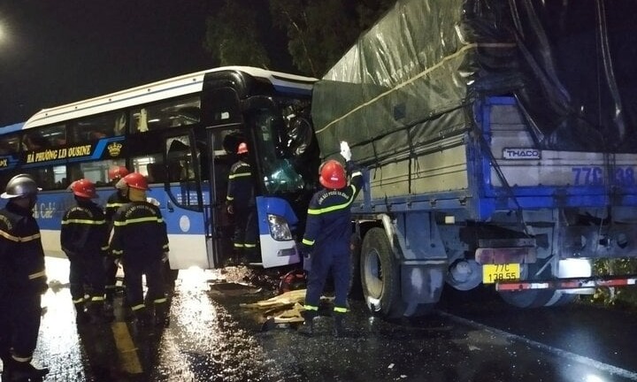 2 vụ tai nạn xe khách liên tiếp tại Phú Yên, 2 người chết, 7 người bị thương