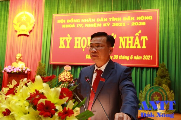 Giám đốc Công an tỉnh được bầu làm Chủ tịch UBND tỉnh Đắk Nông