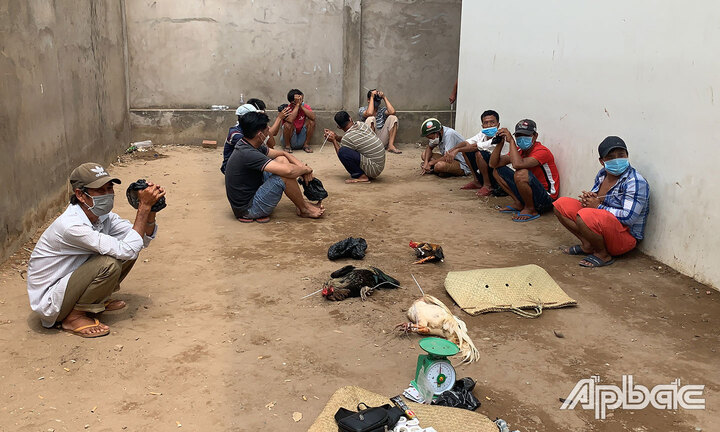 Vụ nổ súng phá trường gà trong khu biệt thự: Bị bắt, con bạc