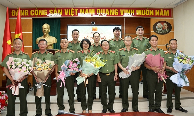 Bổ nhiệm lãnh đạo các cơ quan báo chí, xuất bản Công an nhân dân