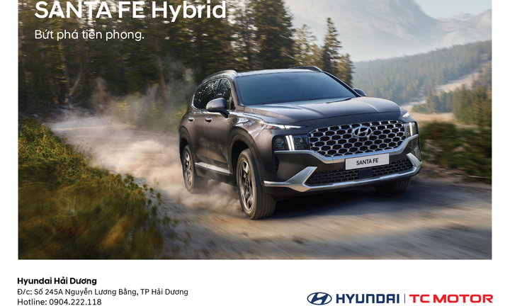 Phiên bản Santa Fe Hybrid tiết kiệm nhiên liệu và hơn thế nữa