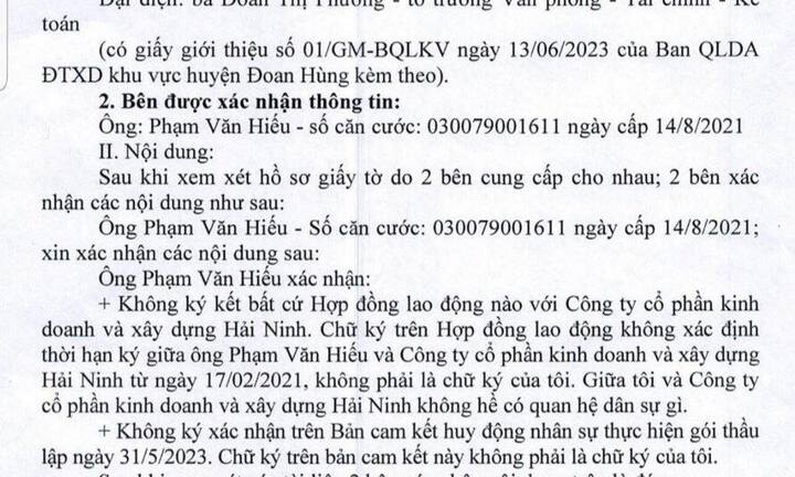 Cần làm rõ và xử lý sai phạm trong gian lận hồ sơ đấu thấu tái diễn nhiều lần của Công ty CP Kinh doanh và Xây dựng Hải Ninh