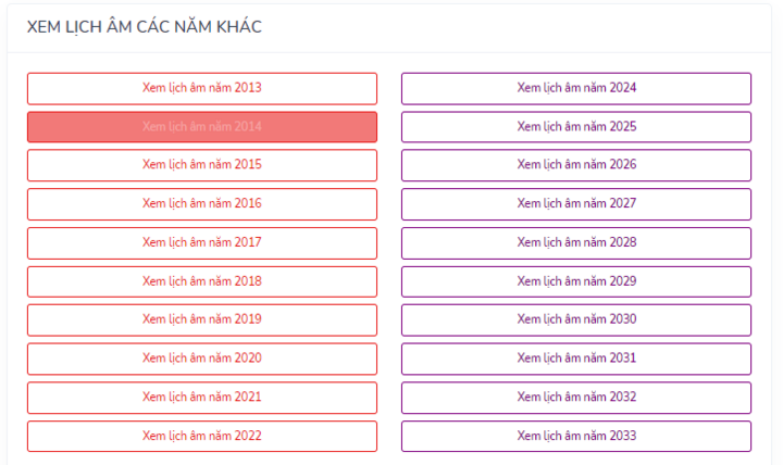 Cuốn lịch âm dương online tiện lợi cho con người