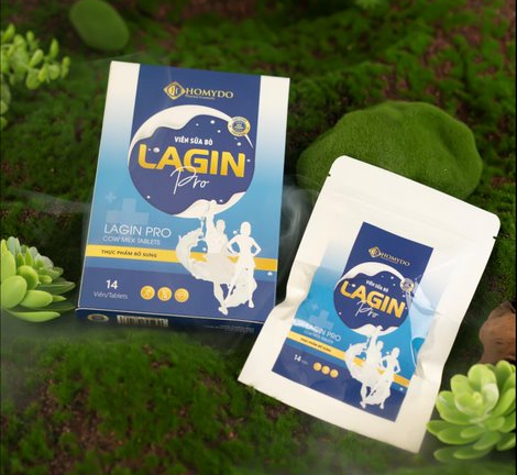 Viên sữa bò tăng cân Lagin Pro - Top sản phẩm tăng cân hiệu quả nhất hiện nay